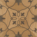 F37-Intertwined Four-leaf Marquetry-Multi-layer Engineered Marquetry Flooring