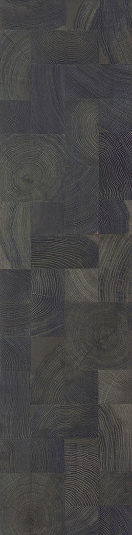 F20-Ink black-Plank, Space series,annual ring