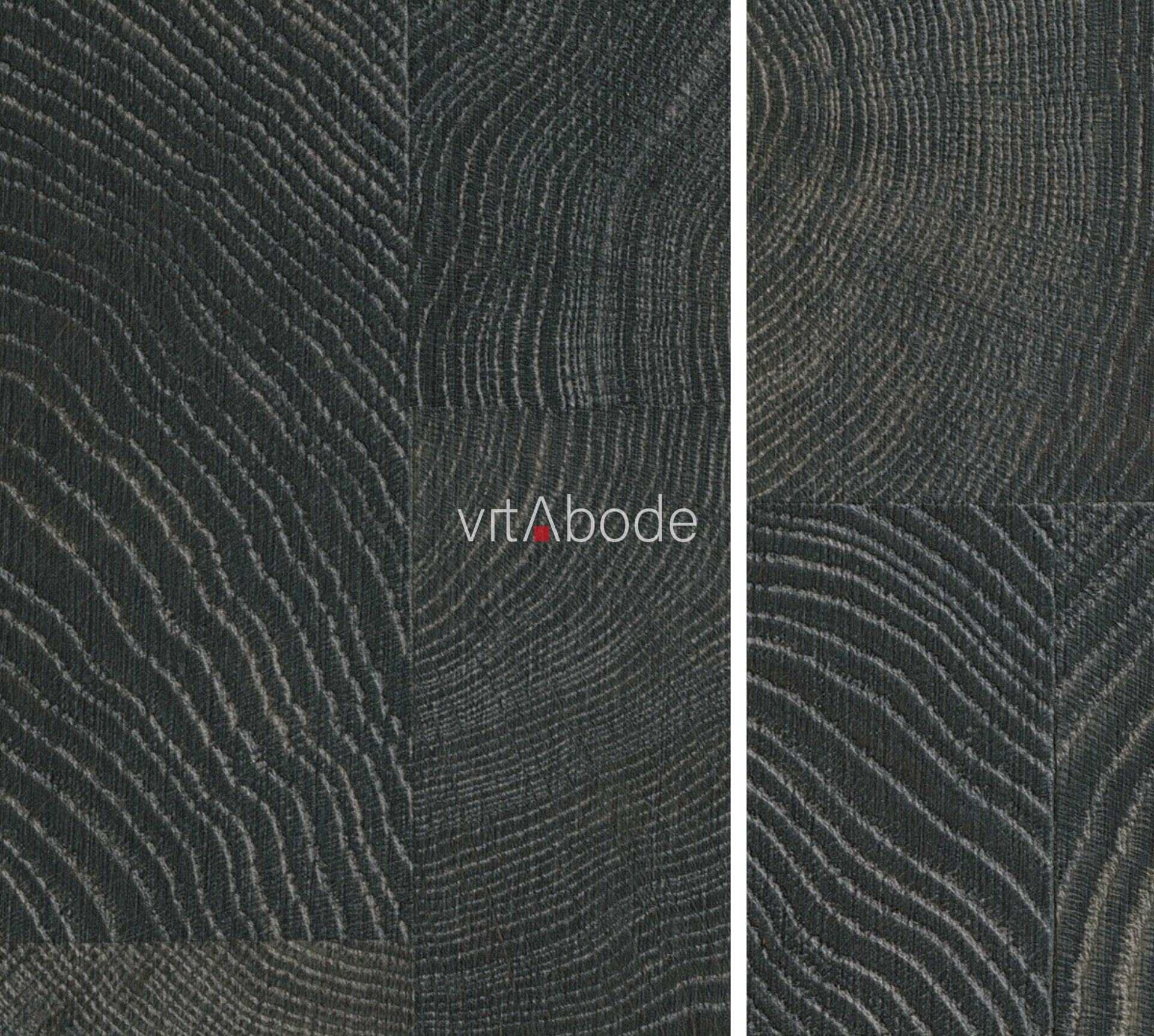 F20-Ink black-Plank, Space series,annual ring,wood flooring
