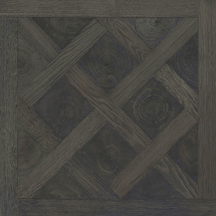 F18-Ink black-Multi-layer Engineered Marquetry Flooring,Elephant series,annual ring