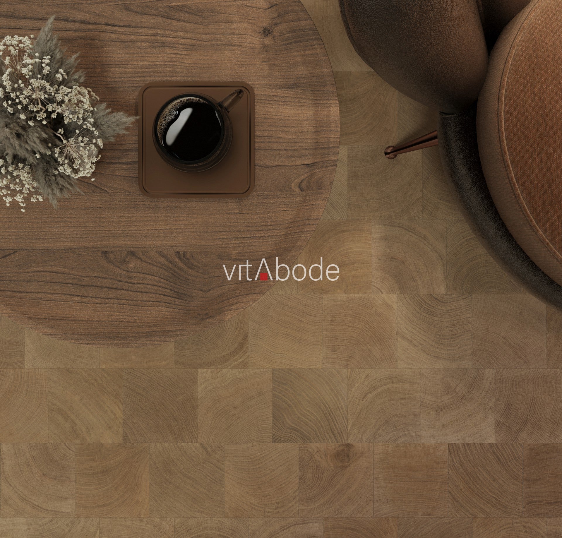 F22-Wood-dyed-Plank, Essence Series,annual ring,wood flooring